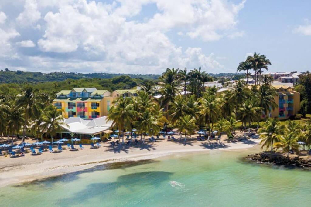 Blue Lagoon Appart En Residence Acces Plage Le Gosier  Bagian luar foto